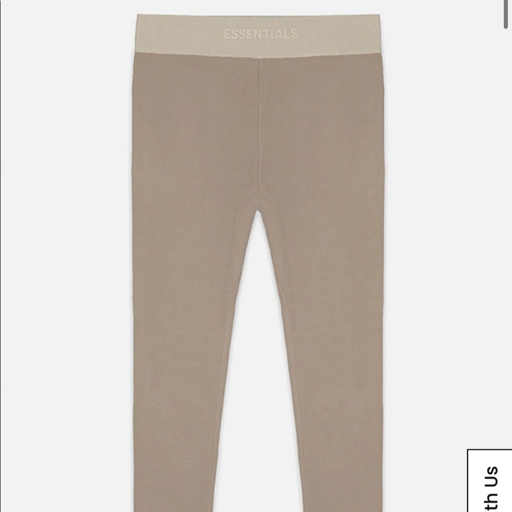 Essentials Fear Of God Women's Desert Taupe Sport Leggings